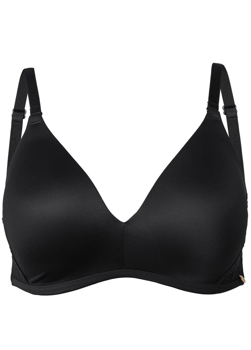 Venus Pearl By Venus® Wireless Lace Trim Bra, Any 2/$75 in After Dark