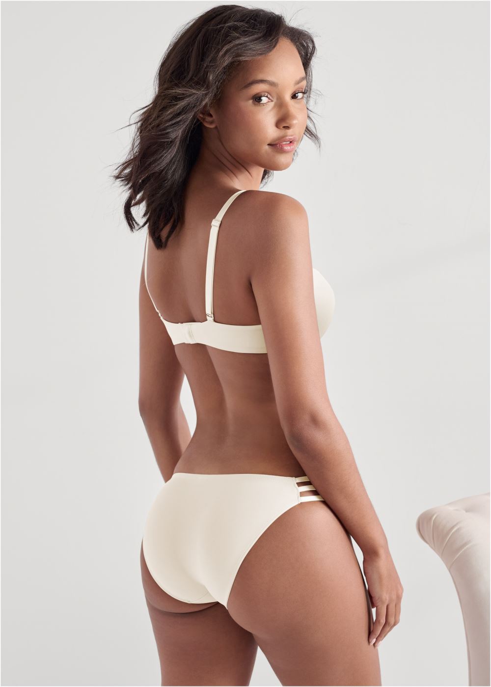 Venus Pearl By Venus® Strappy Plunge Bra, Any 2/$75 in Whisper