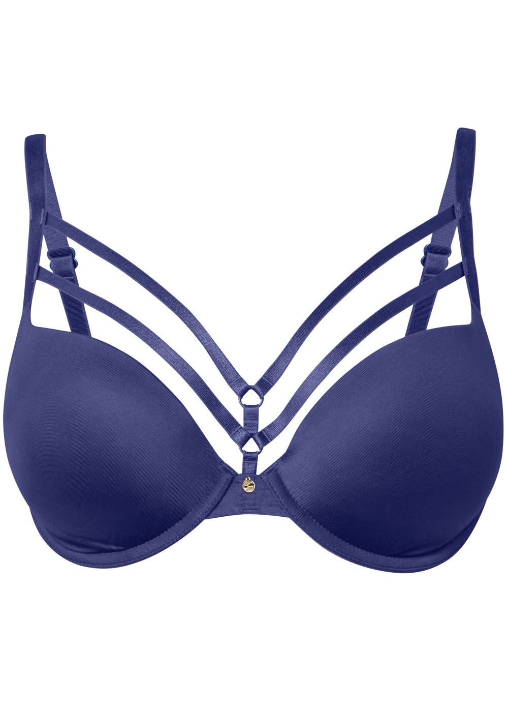 Venus Pearl By Venus® Strappy Plunge Bra, Any 2/$75 in Belize Blue