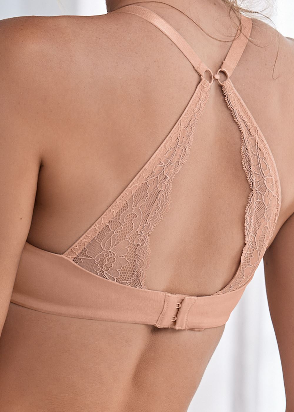 Venus Pearl By Venus® Lace Back Wireless Bra, Any 2/$75 in Dolce' Delight