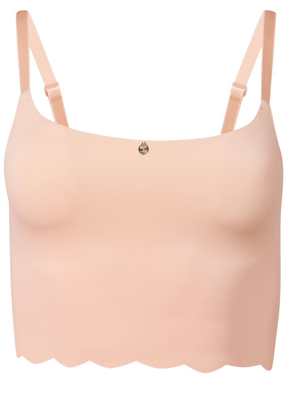 Venus Pearl By Venus® Scalloped Bralette, Any 2/$49 in Bare Bliss