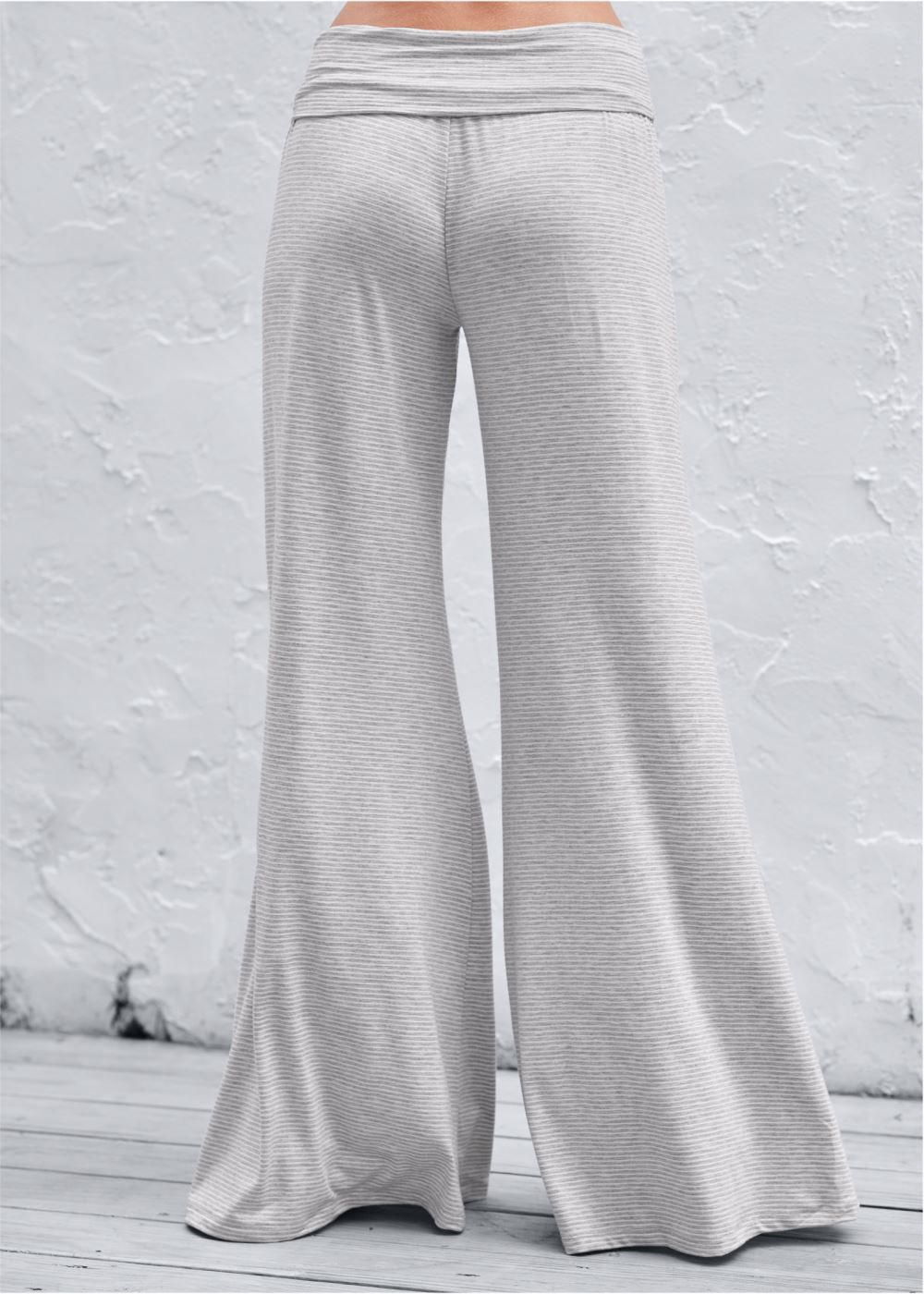 Venus Grey Multi Palazzo pajama pants