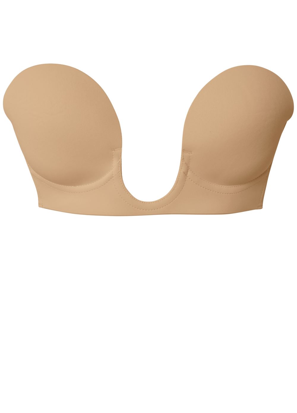 Venus Deep Plunge Strapless Bra in Nude