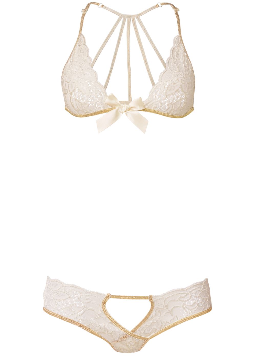 Venus Ivory LACE BRA AND PANTY SET