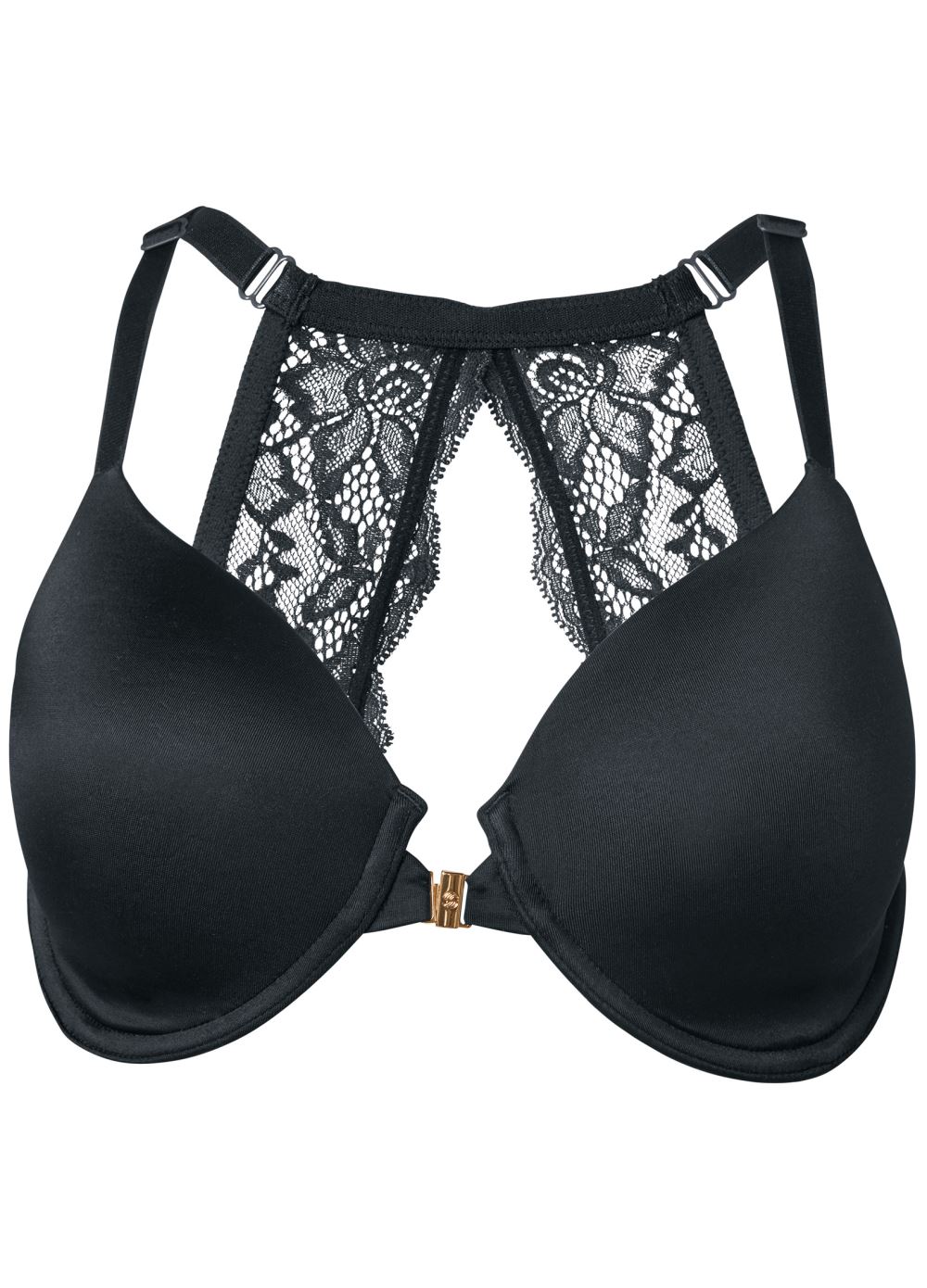 Venus Pearl By Venus® Front Close Lace Back Bra, Any 2/$75 in After Dark
