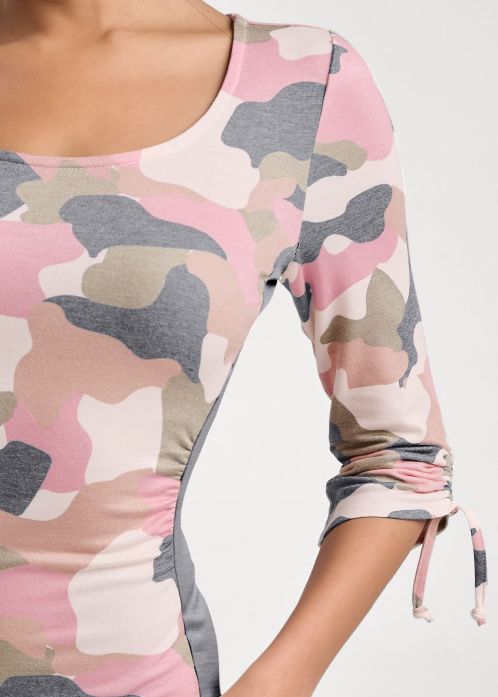 Venus Plus Size Camo Color Block Dress