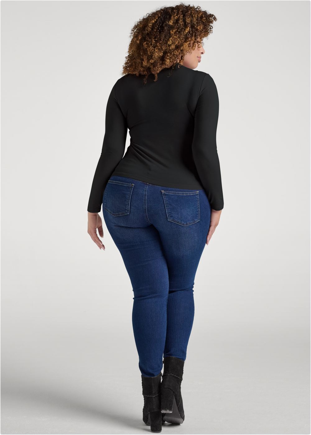 Venus Plus Size Ruched Cutout Top