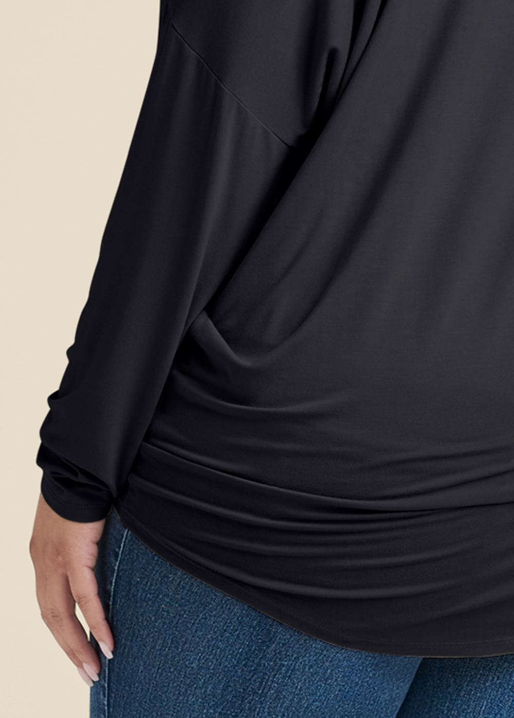 Venus Plus Size Casual Long Sleeve Tee