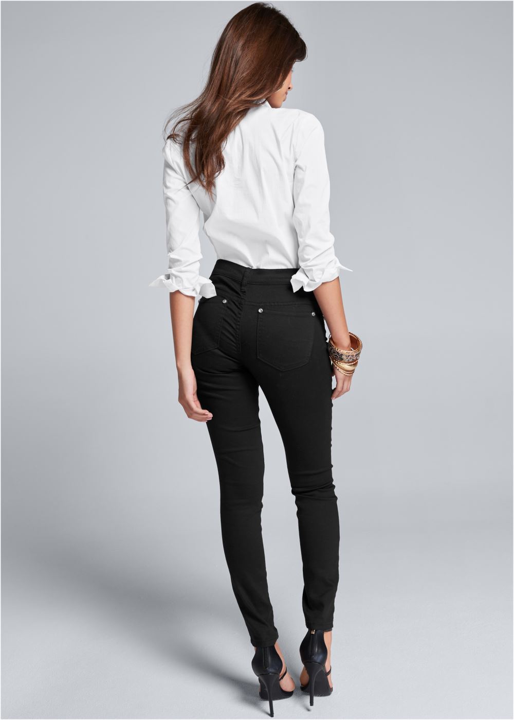 Venus Plus Size Tailored Button-Up Shirt