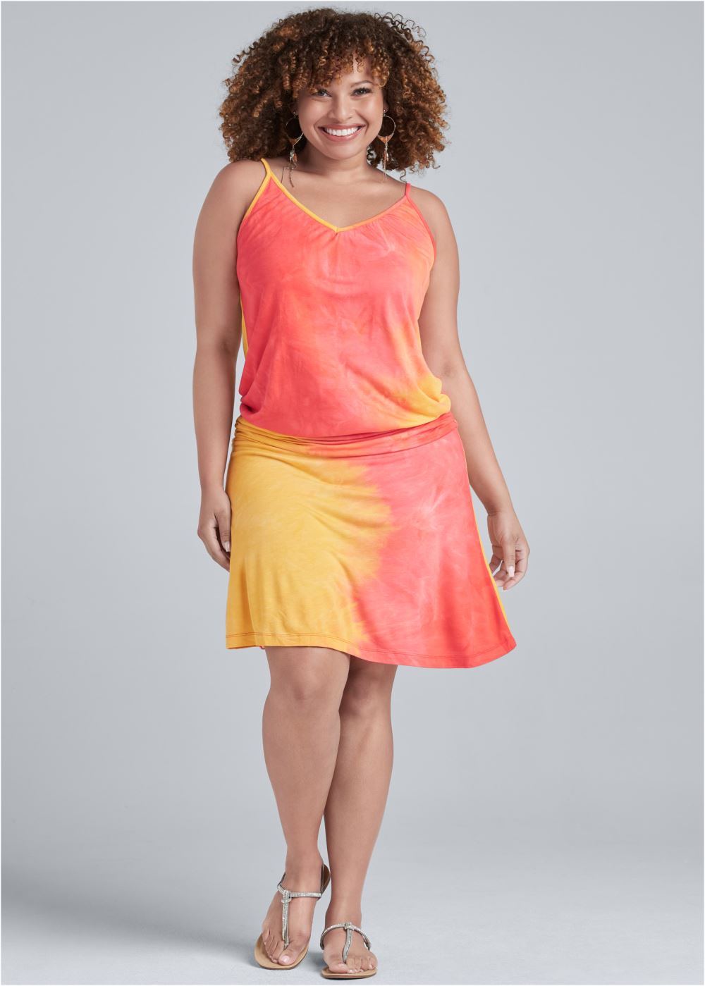 Venus Plus Size Casual Tank Dress