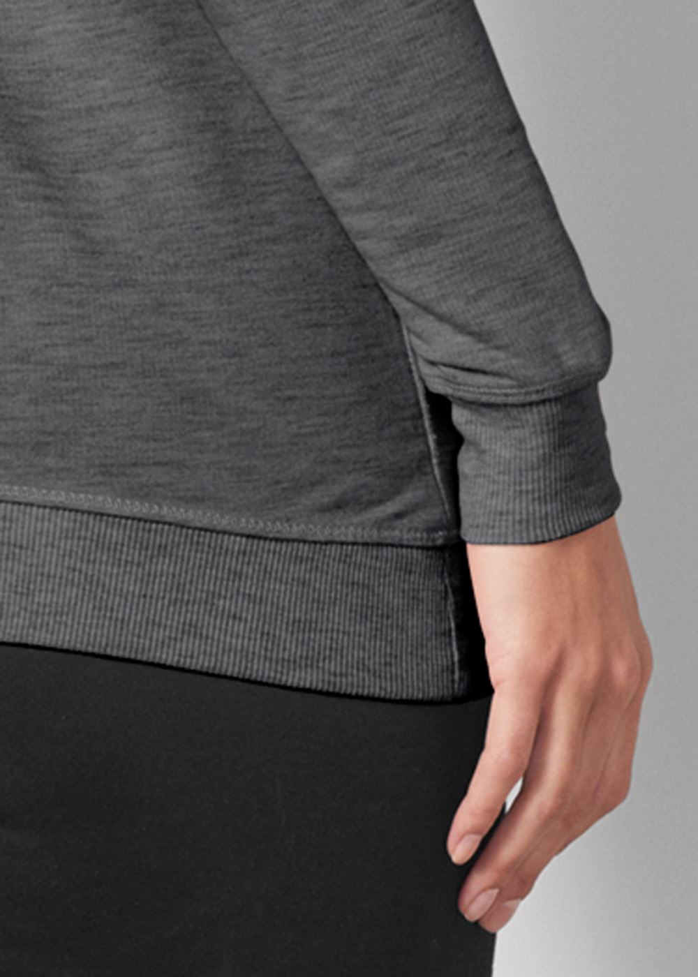 Venus Plus Size Stud Embellished Sweatshirt