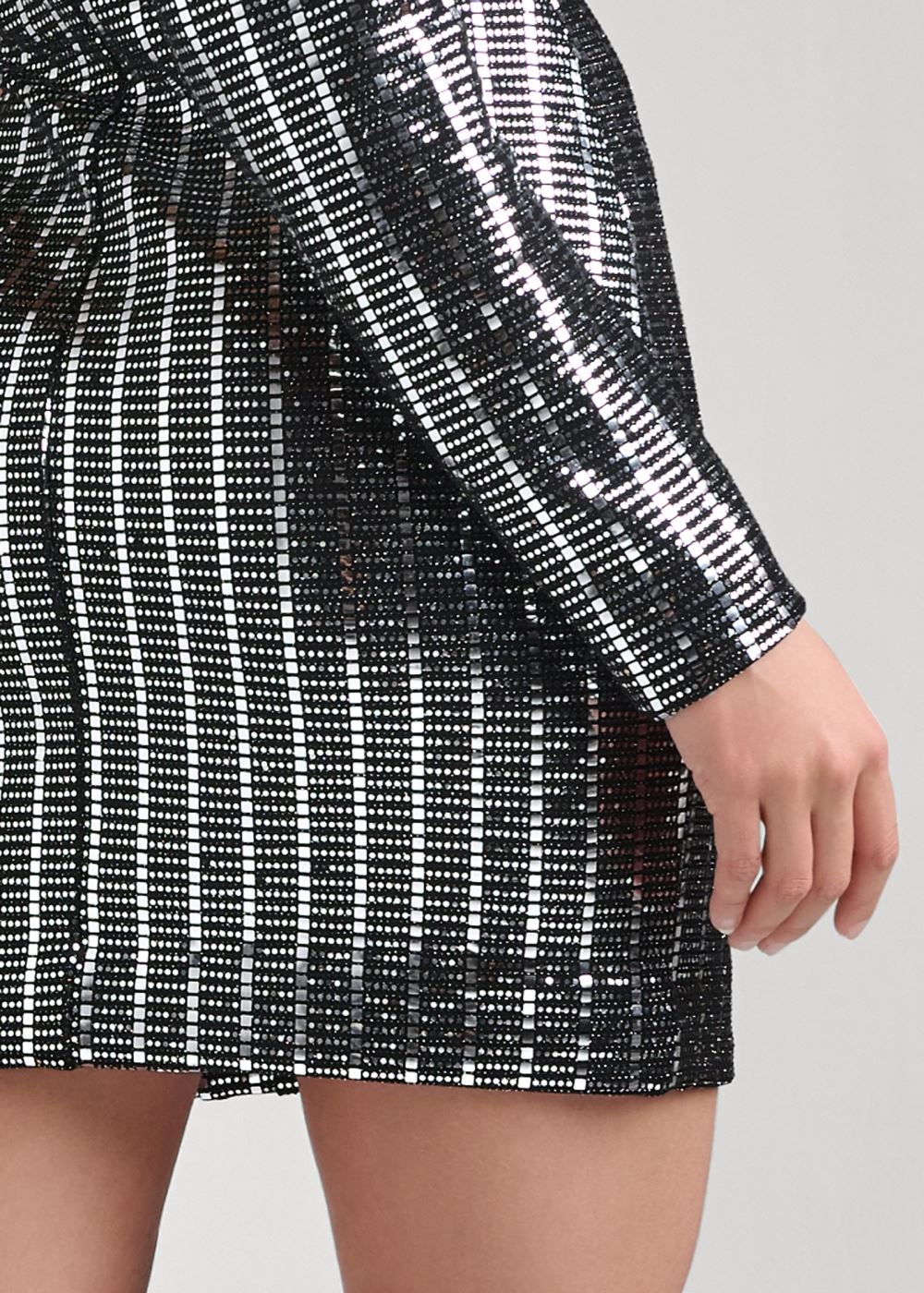Venus Plus Size Sequin Blazer Mini Dress