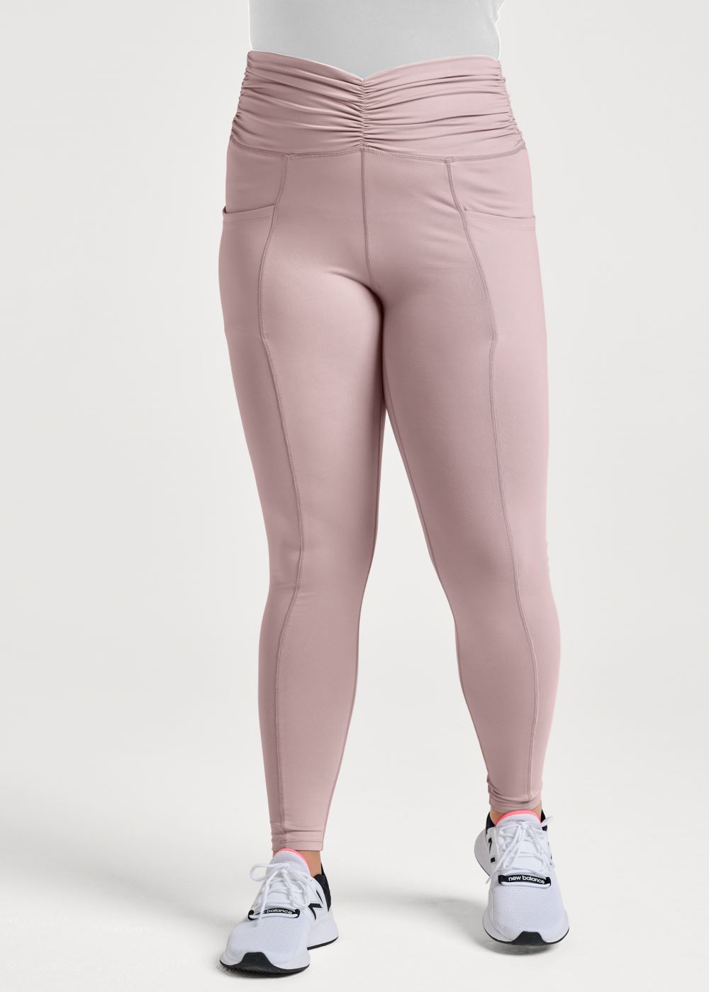 Venus Tan RUCHED WAIST LEGGINGS