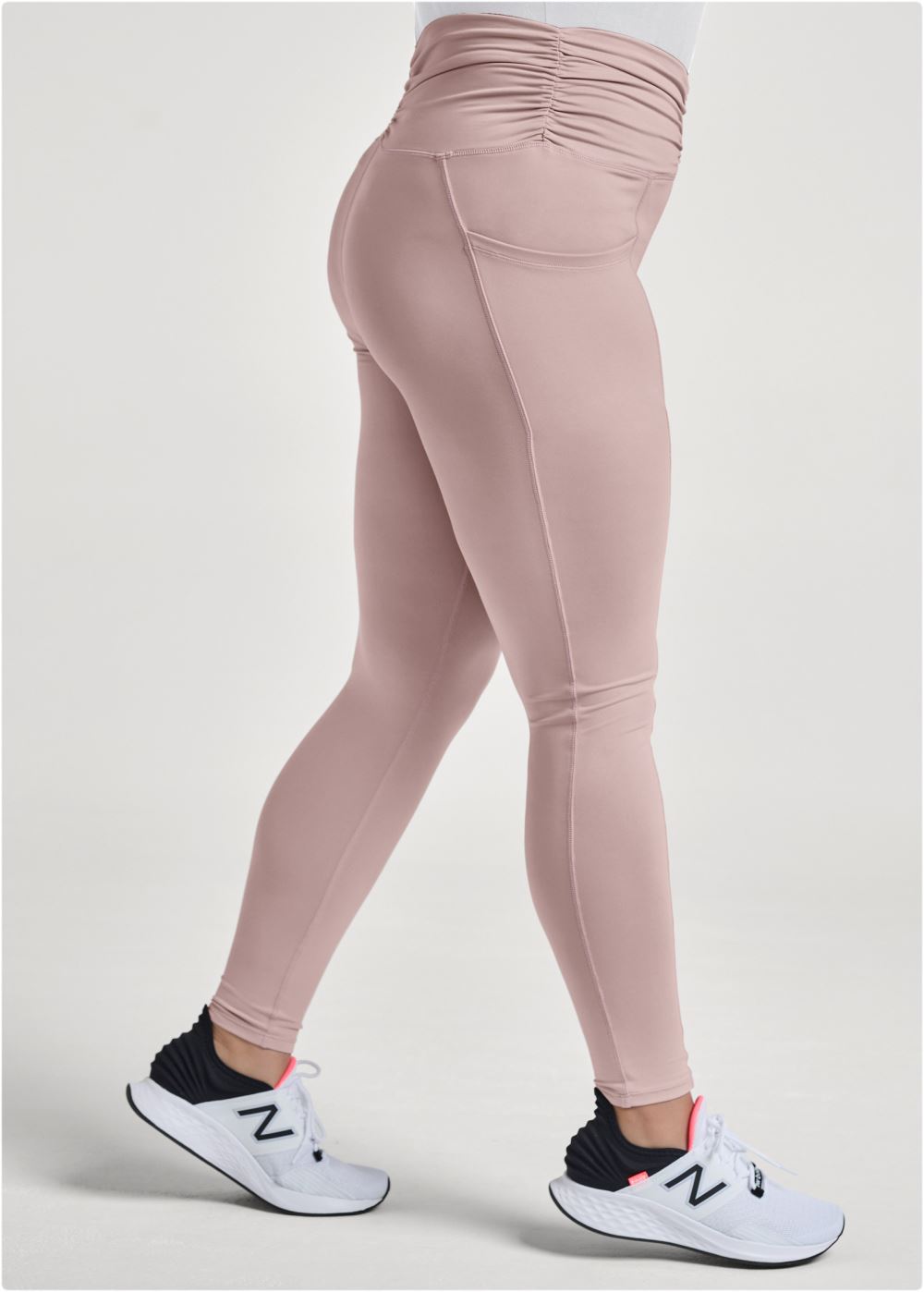 Venus Tan RUCHED WAIST LEGGINGS