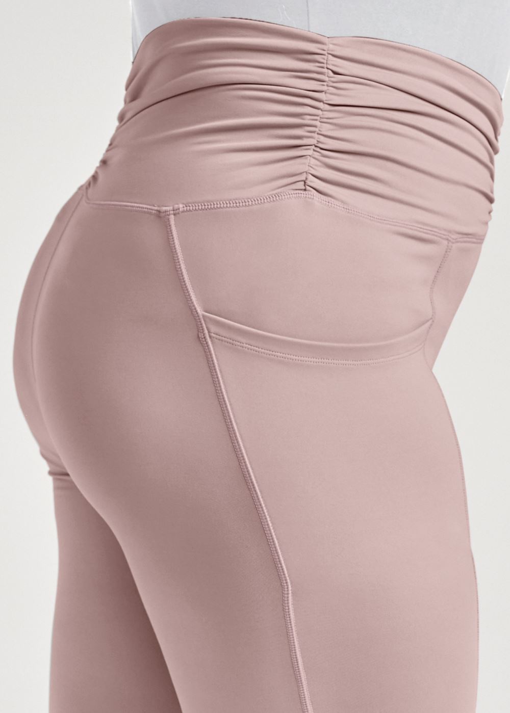 Venus Tan RUCHED WAIST LEGGINGS