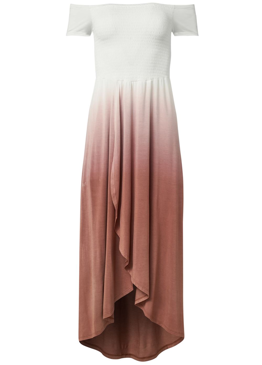 Venus Plus Size Off-The-Shoulder Ombre Dress
