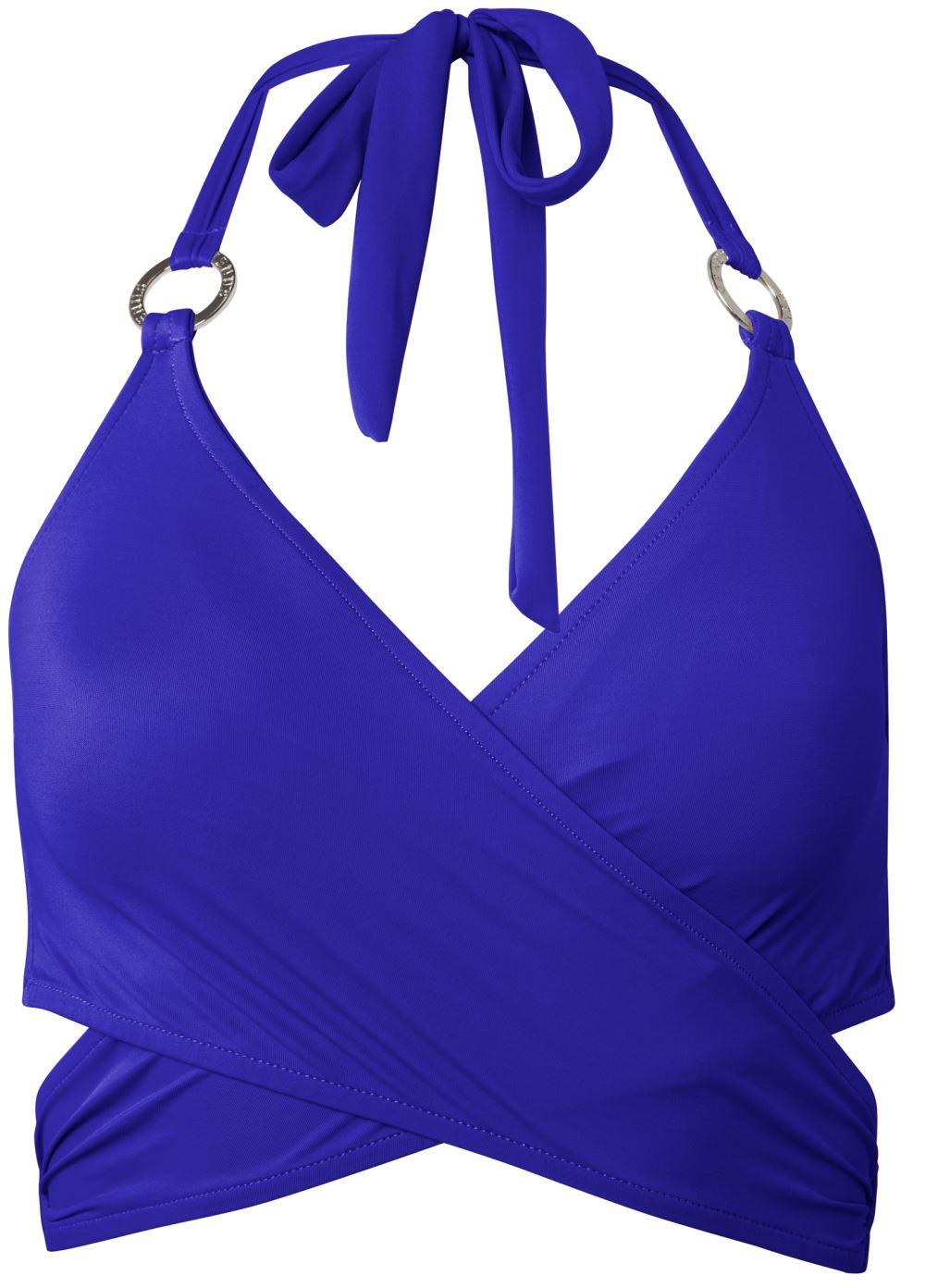 Venus Plus Size Underwire Wrap Top Bikini - Cobalt Blue
