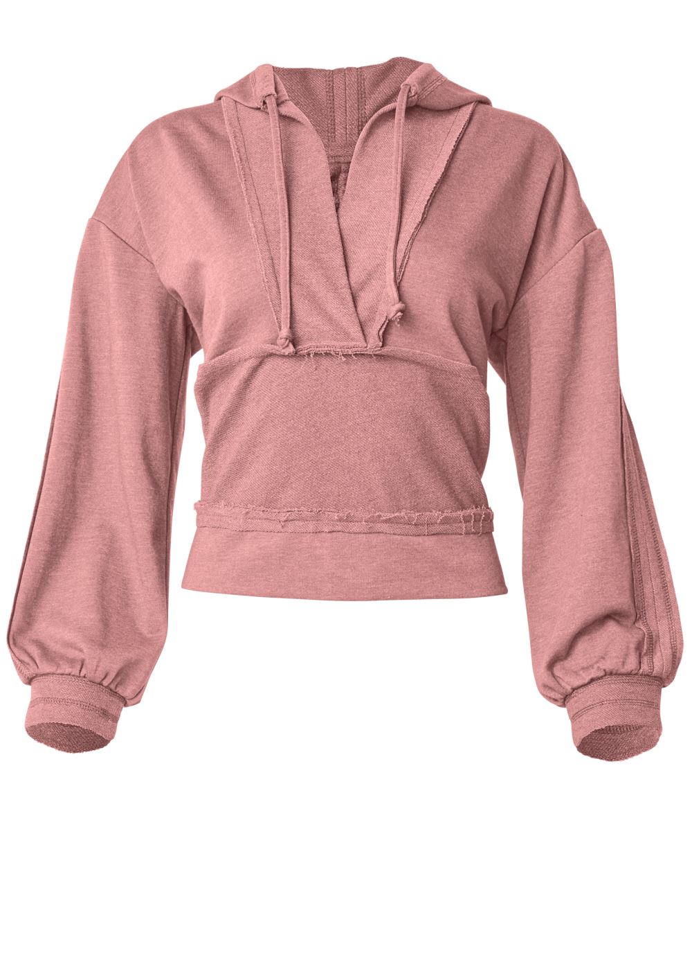 Venus Plus Size Drawstring Detail Hoodie