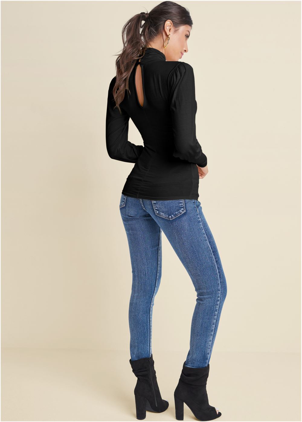 Venus Plus Size Turtleneck Top