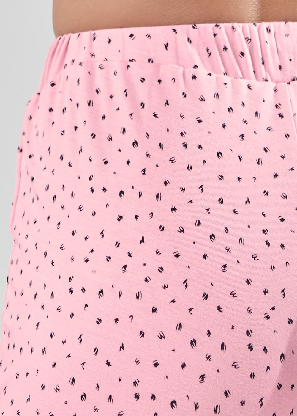 Venus Pink & Black Pajama joggers