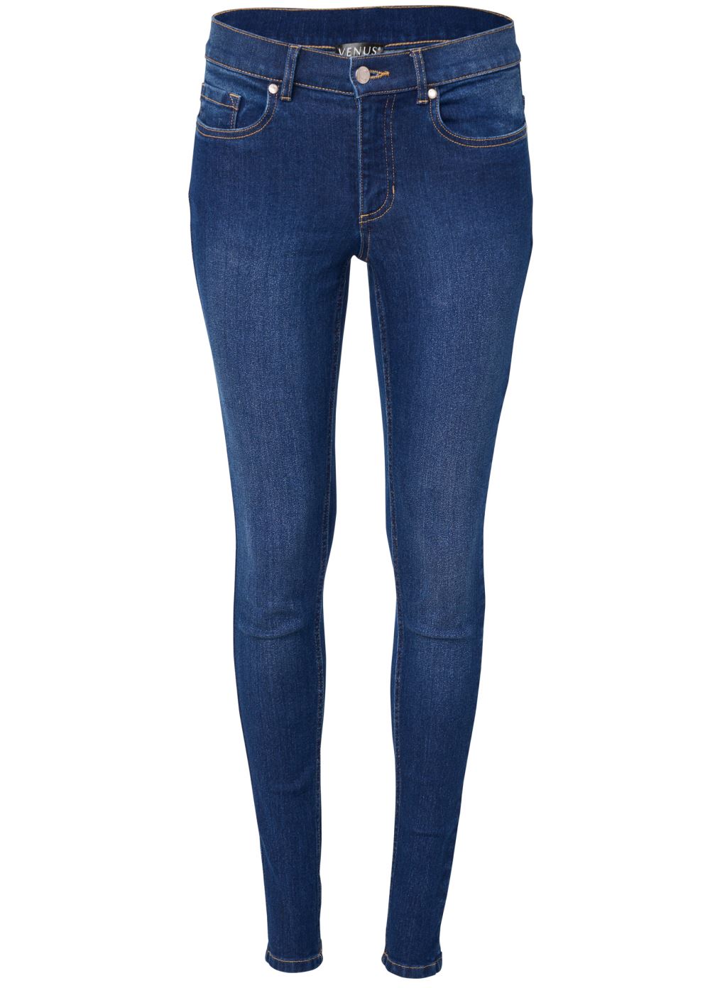 Venus Plus Size Slim Jeans in Dark Wash