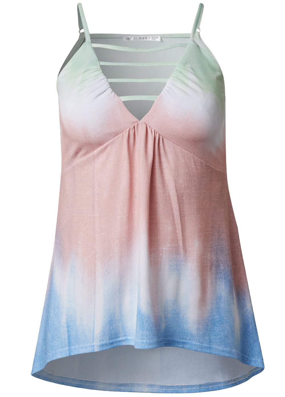 Venus Plus Size Strappy Neckline Tank Top