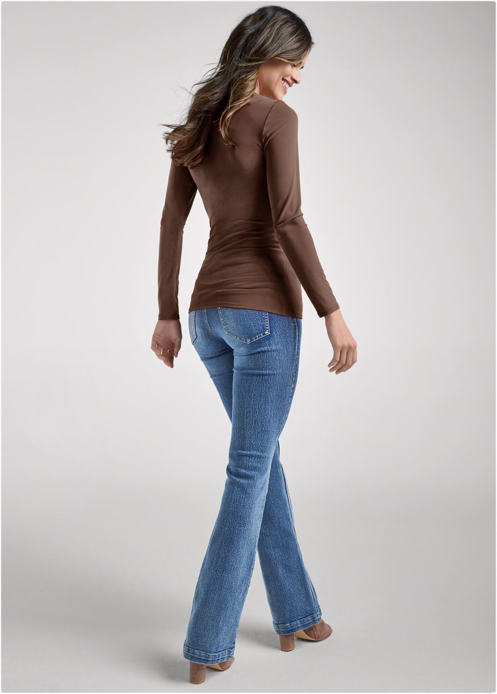 Venus Plus Size Strappy Cutout Neckline Top