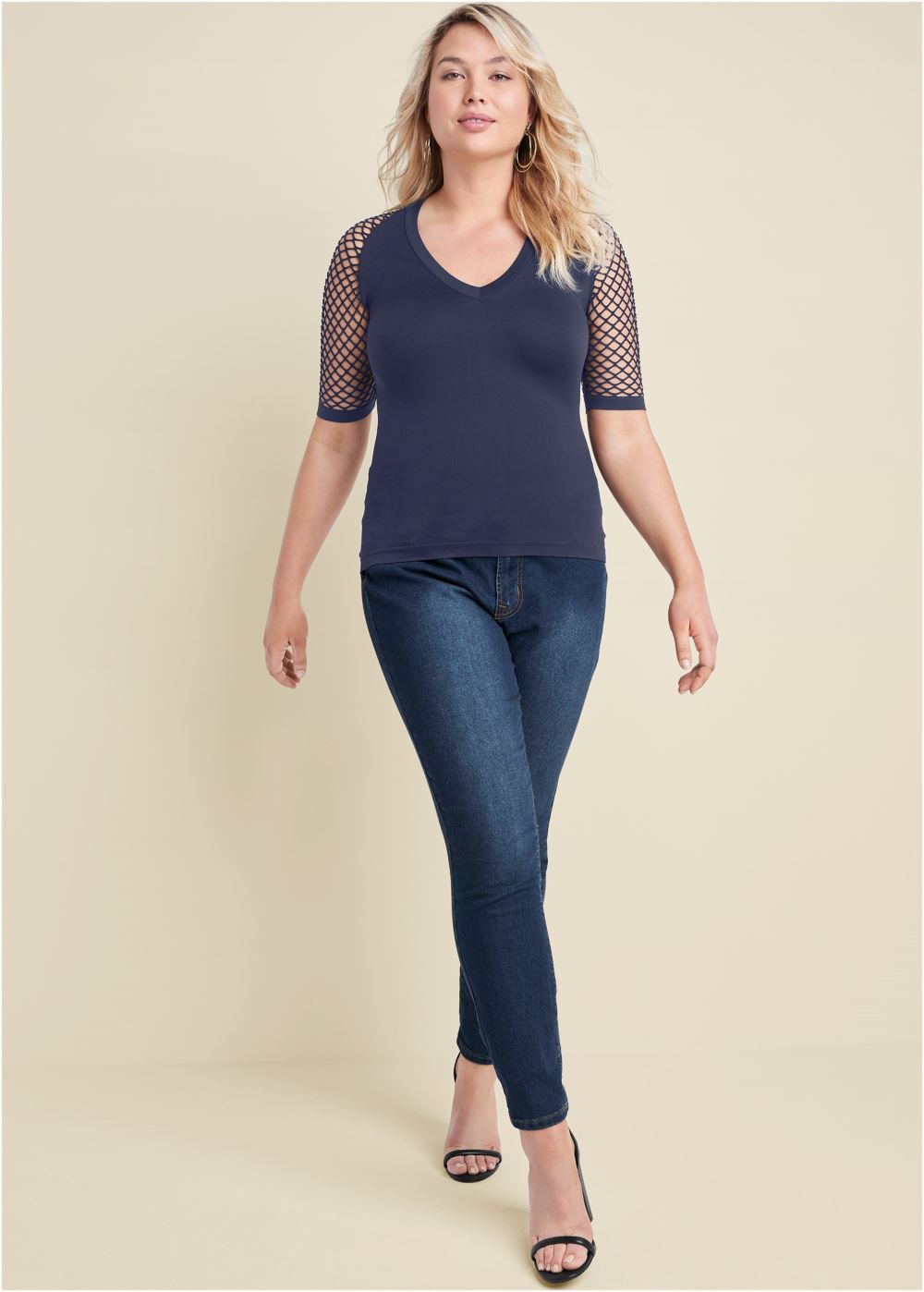 Venus Plus Size Second Skin Seamless Top