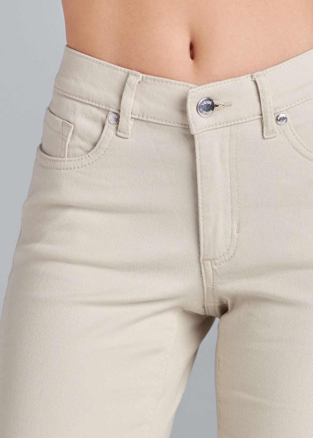 Venus Plus Size Slim Jeans in Natural