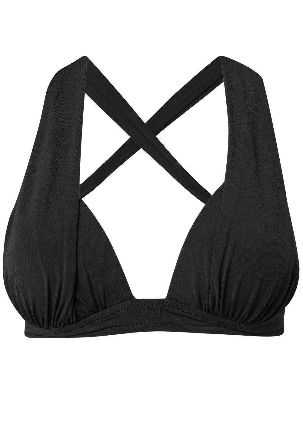 Venus Plus Size Halter Enhancer Top Bikini - Black Beauty