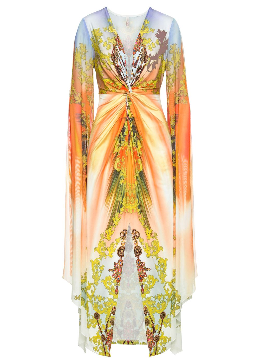 Venus Plus Size Exaggerated Sleeve Dress