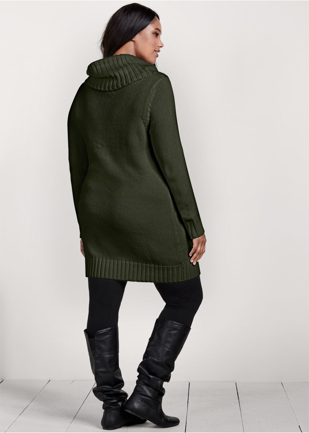 Venus Plus Size Cozy Sweater Dress