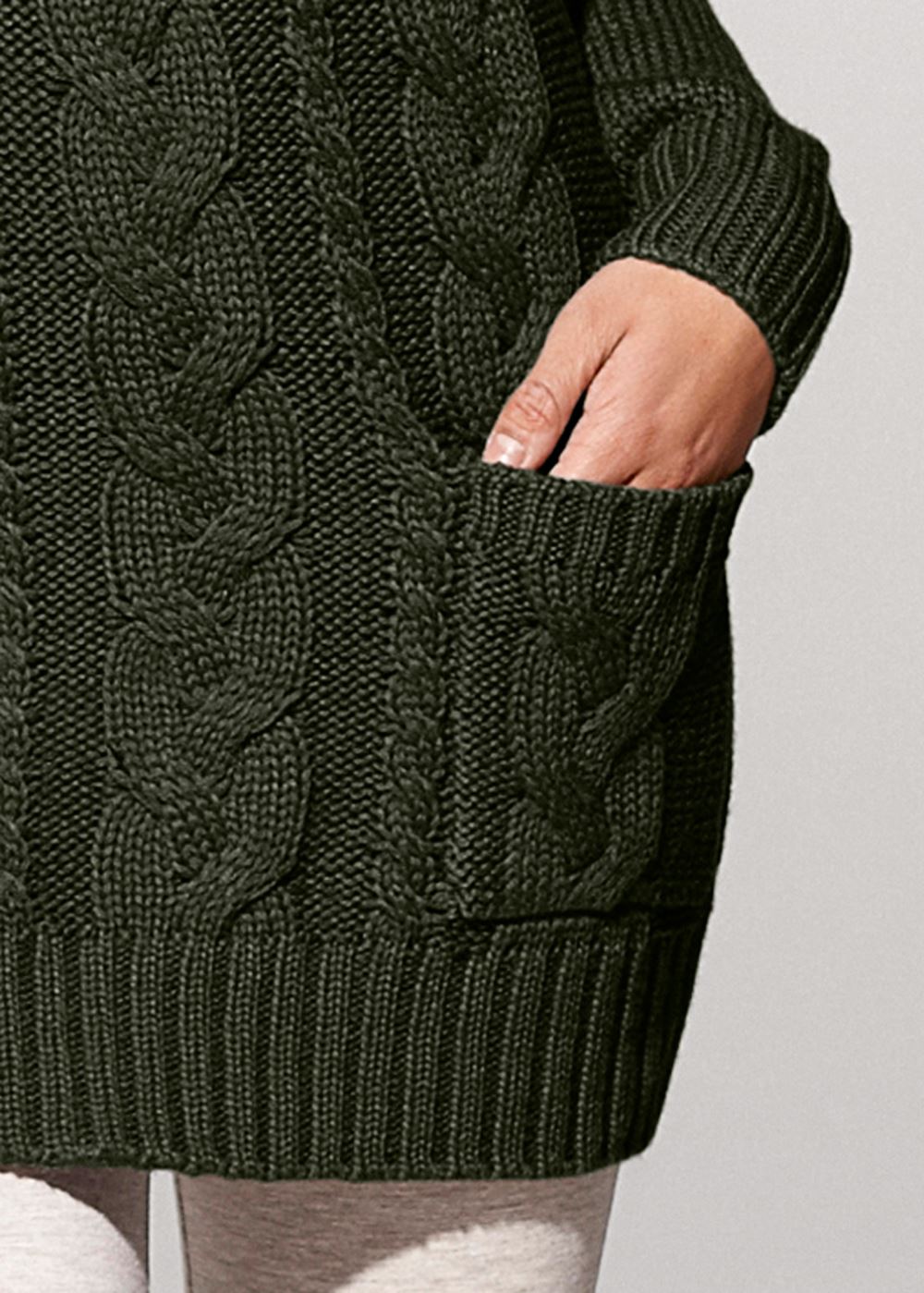 Venus Plus Size Cozy Sweater Dress