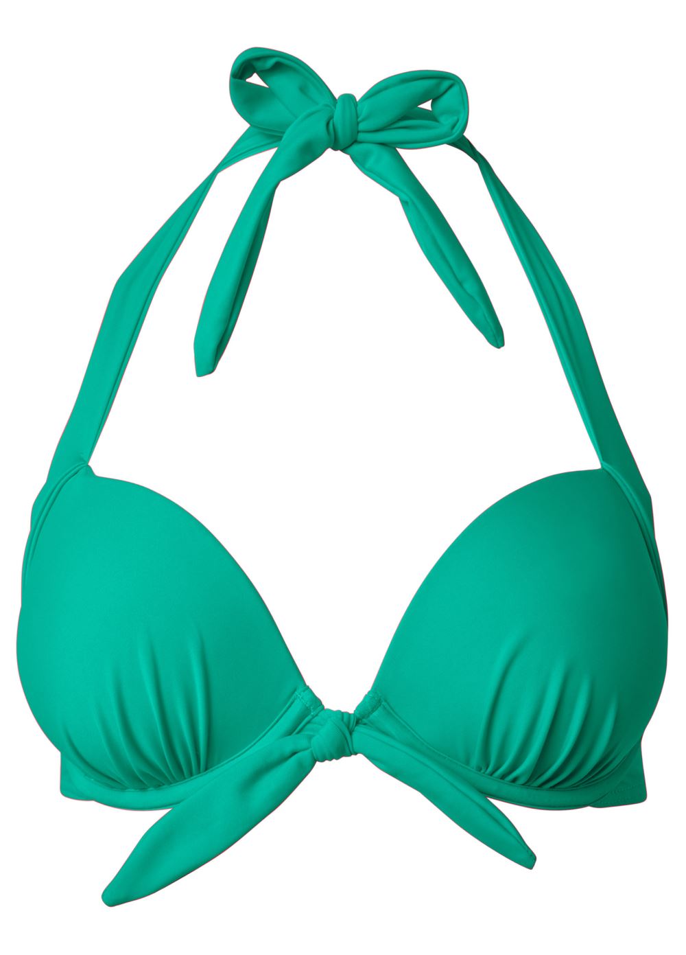 Venus Plus Size Enhancer Halter Top Bikini - Royal Green