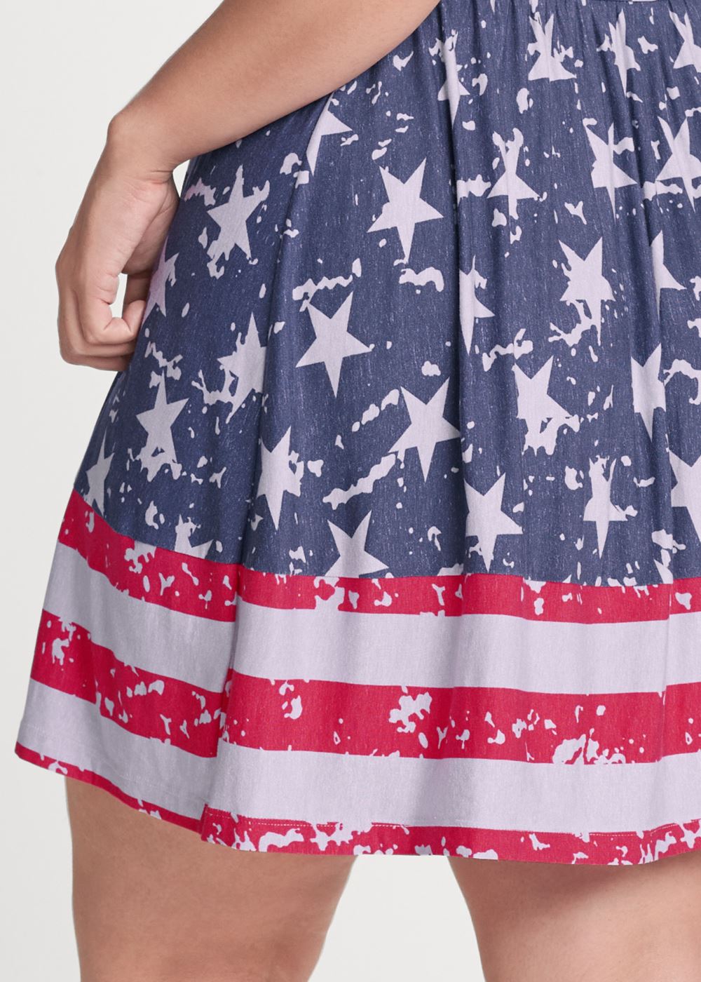 Venus Plus Size Americana Mini Dress