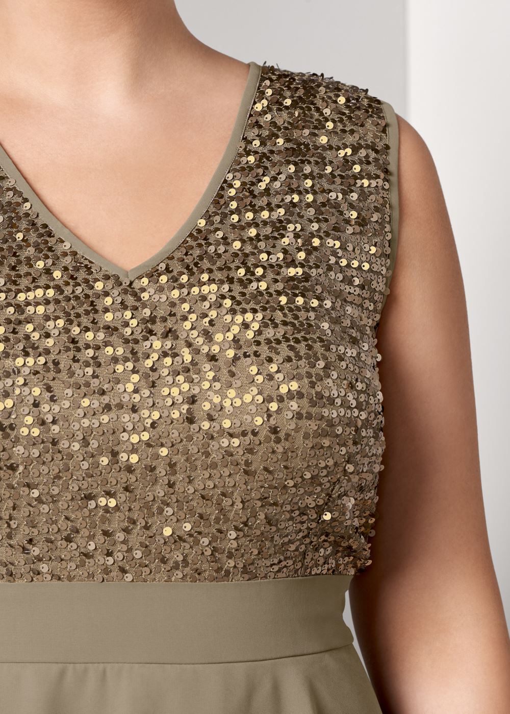 Venus Plus Size Sequin Detail Party Dress