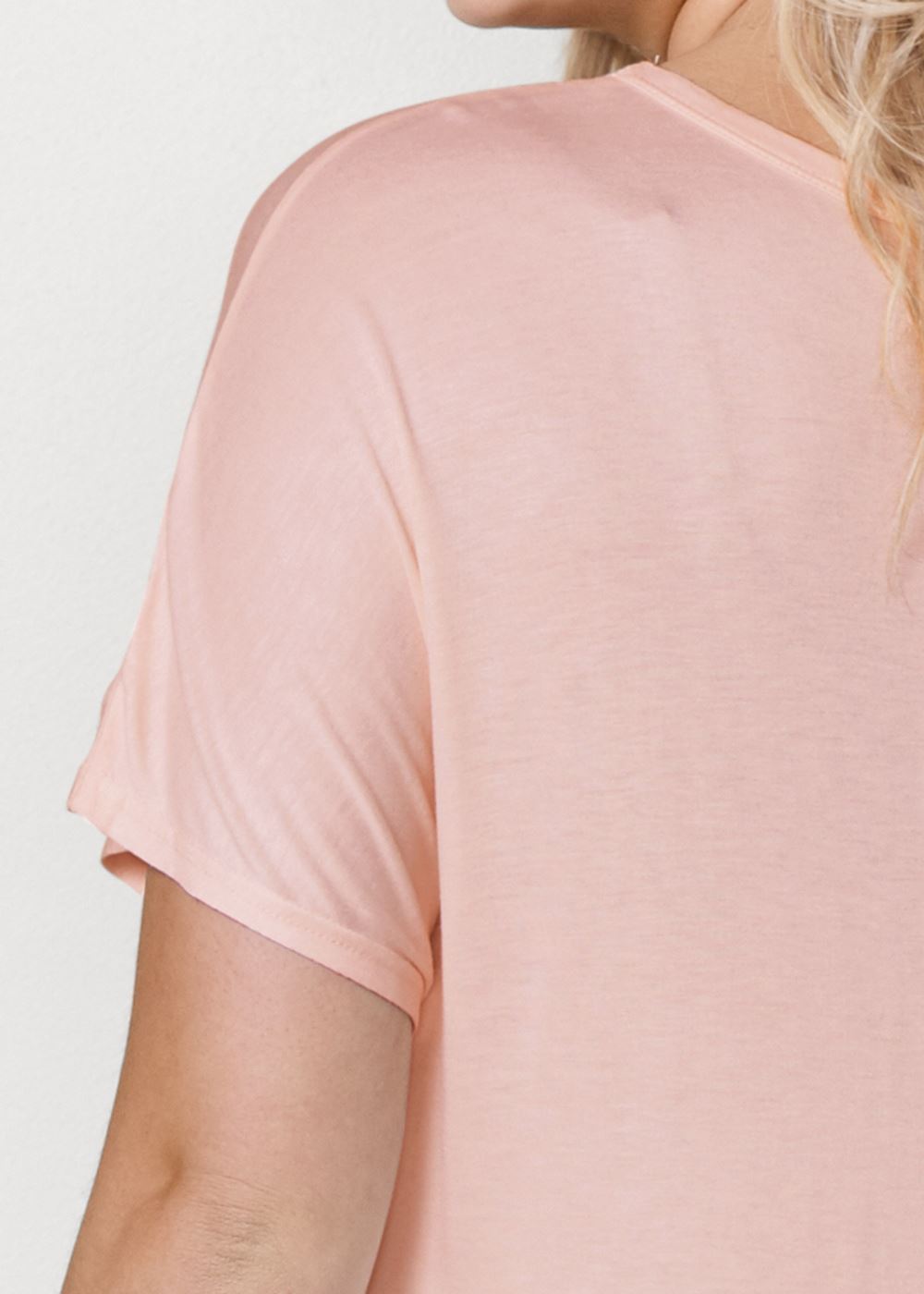 Venus Plus Size Twisted Knot Detail Tee