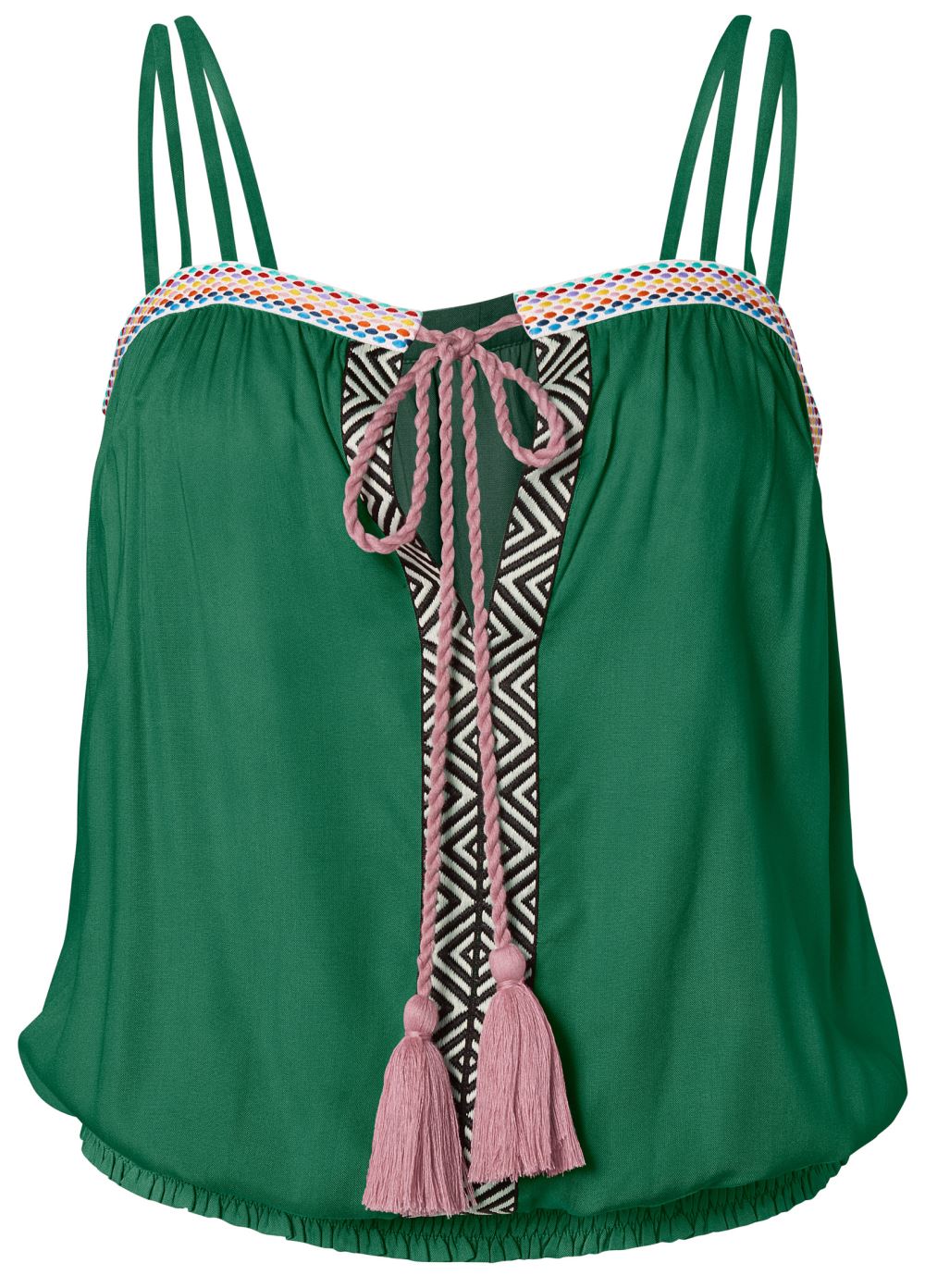 Venus Plus Size Trim Detail Top