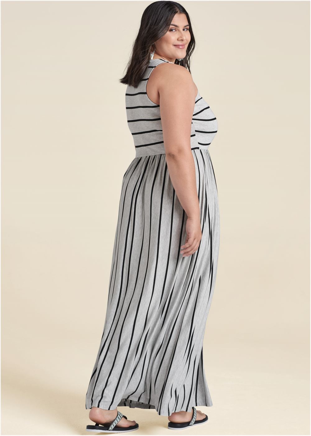 Venus Plus Size Casual Maxi Dress