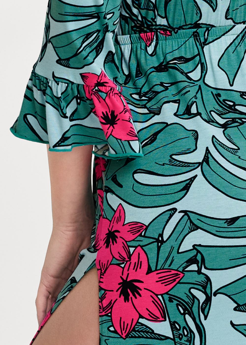 Venus Tropical Getaway Ruffle Nightgown