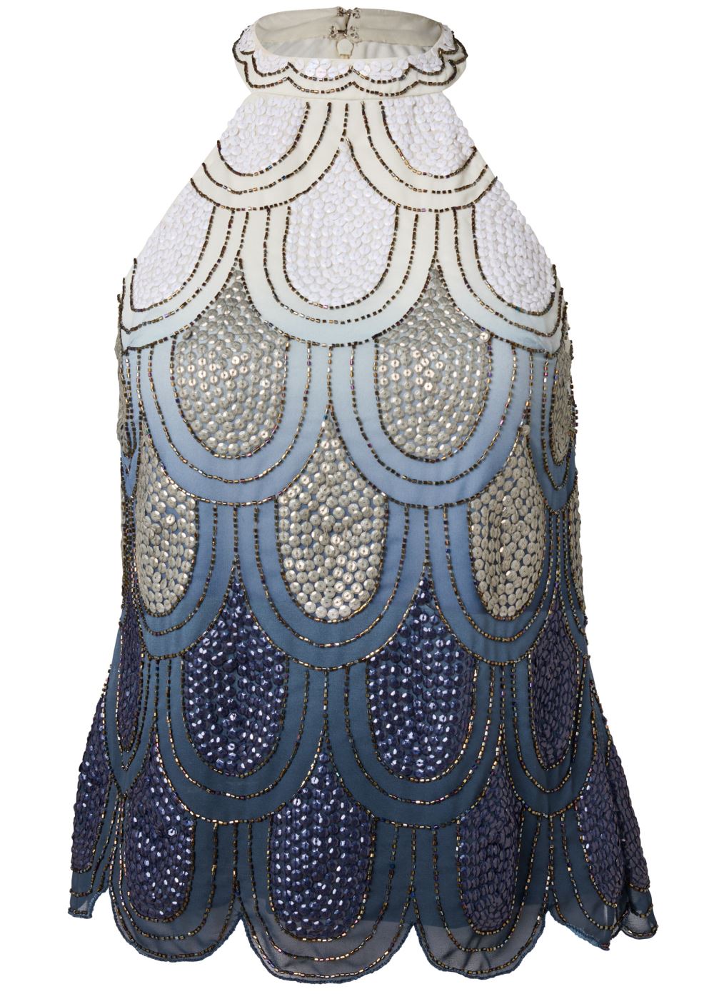 Venus Plus Size Embellished Ombre Top
