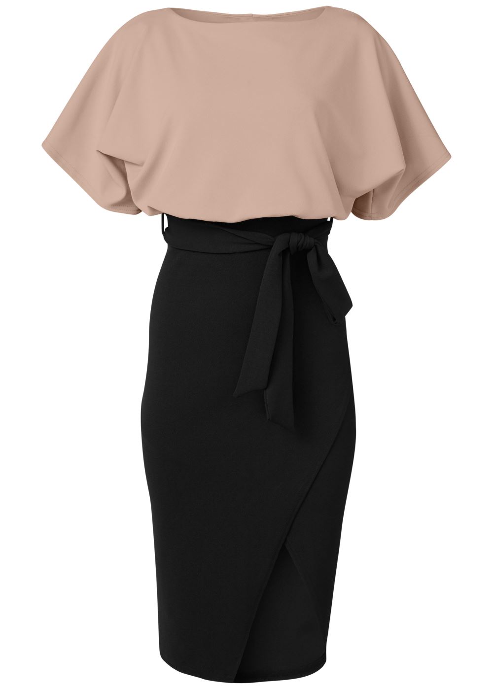 Venus Plus Size Color Block Dress