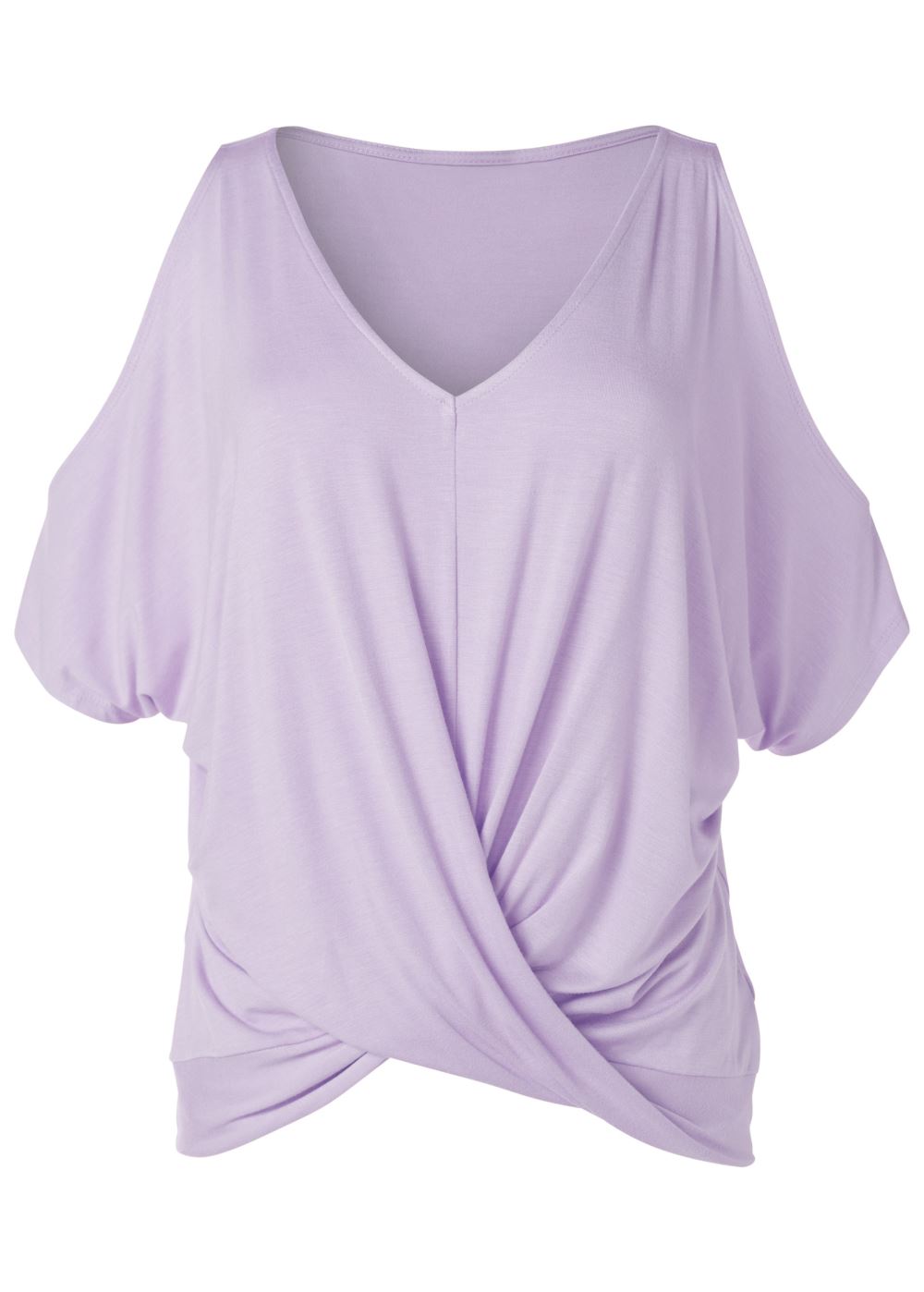 Venus Plus Size Cold-Shoulder Twist Top