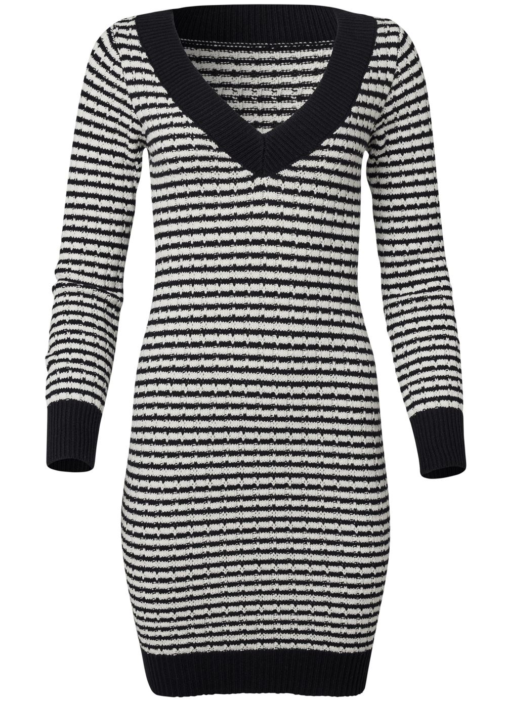 Venus Plus Size V-Neck Sweater Dress