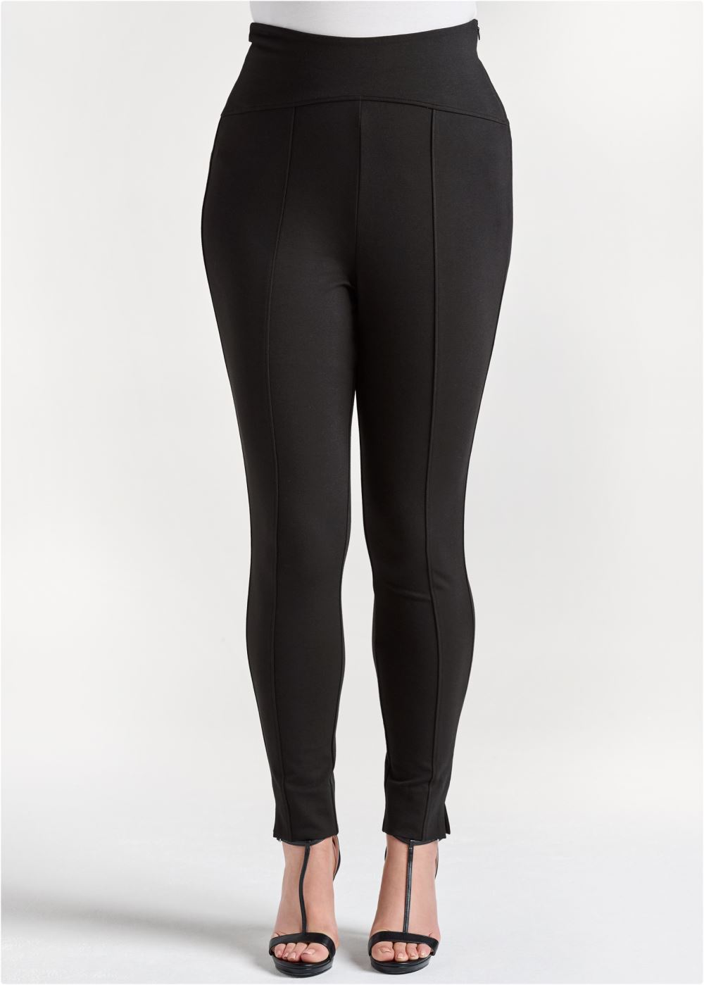 Venus Black HIGH-RISE PONTE PANTS