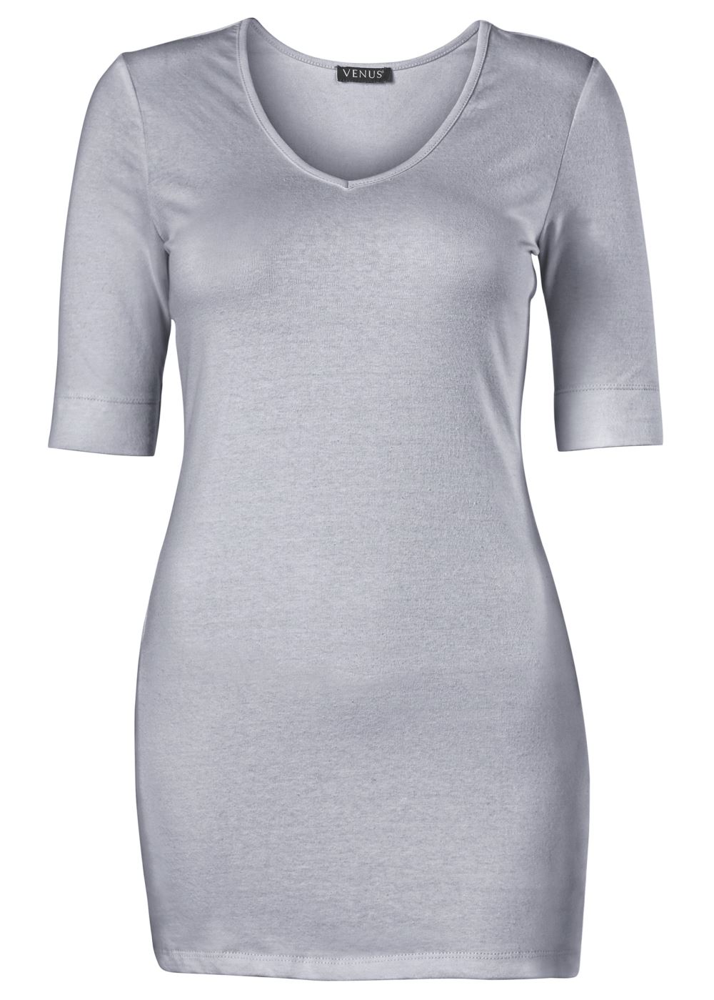 Venus Plus Size Long And Lean V-Neck Tee