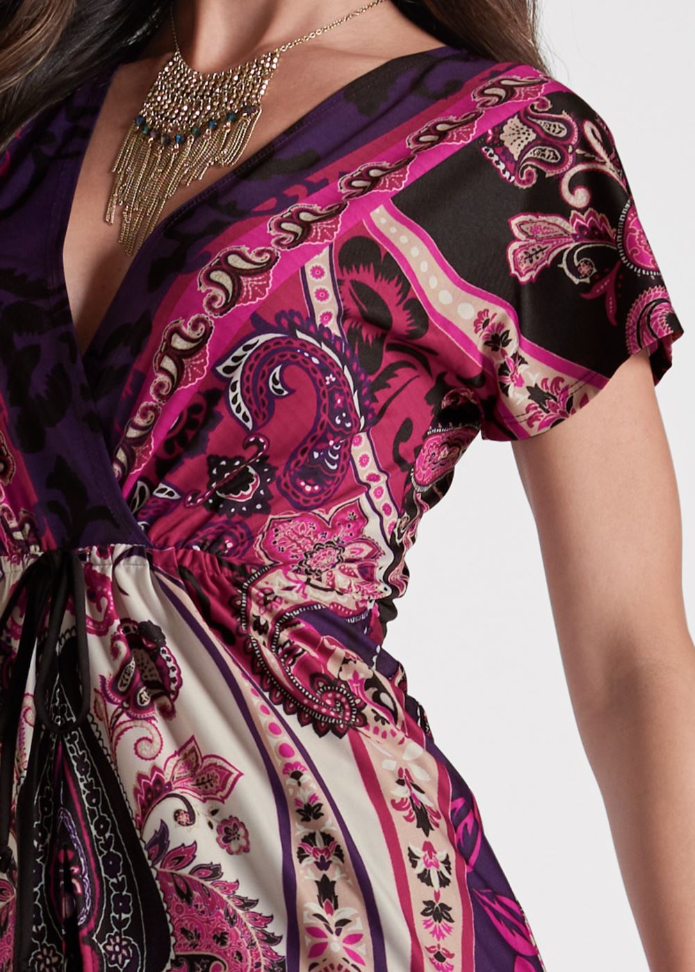 Venus Plus Size Moroccan Nights Maxi Top