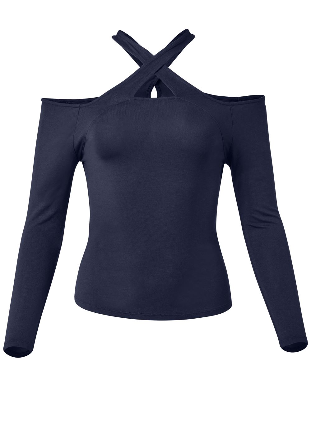 Venus Plus Size Crisscross Neck Top