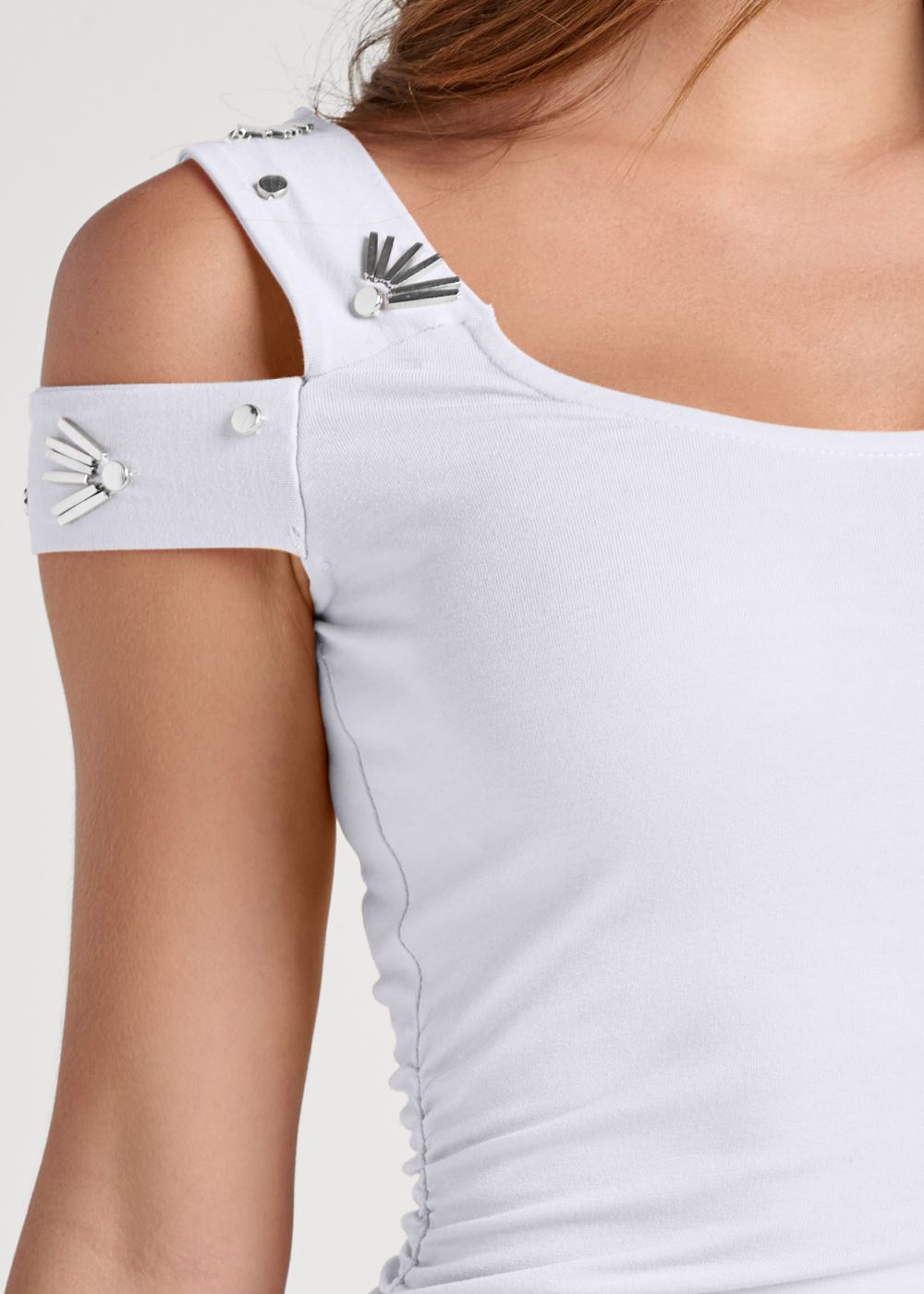 Venus Plus Size Embellished Strappy Top