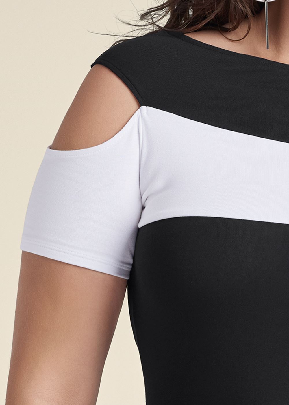 Venus Plus Size Color Block Top